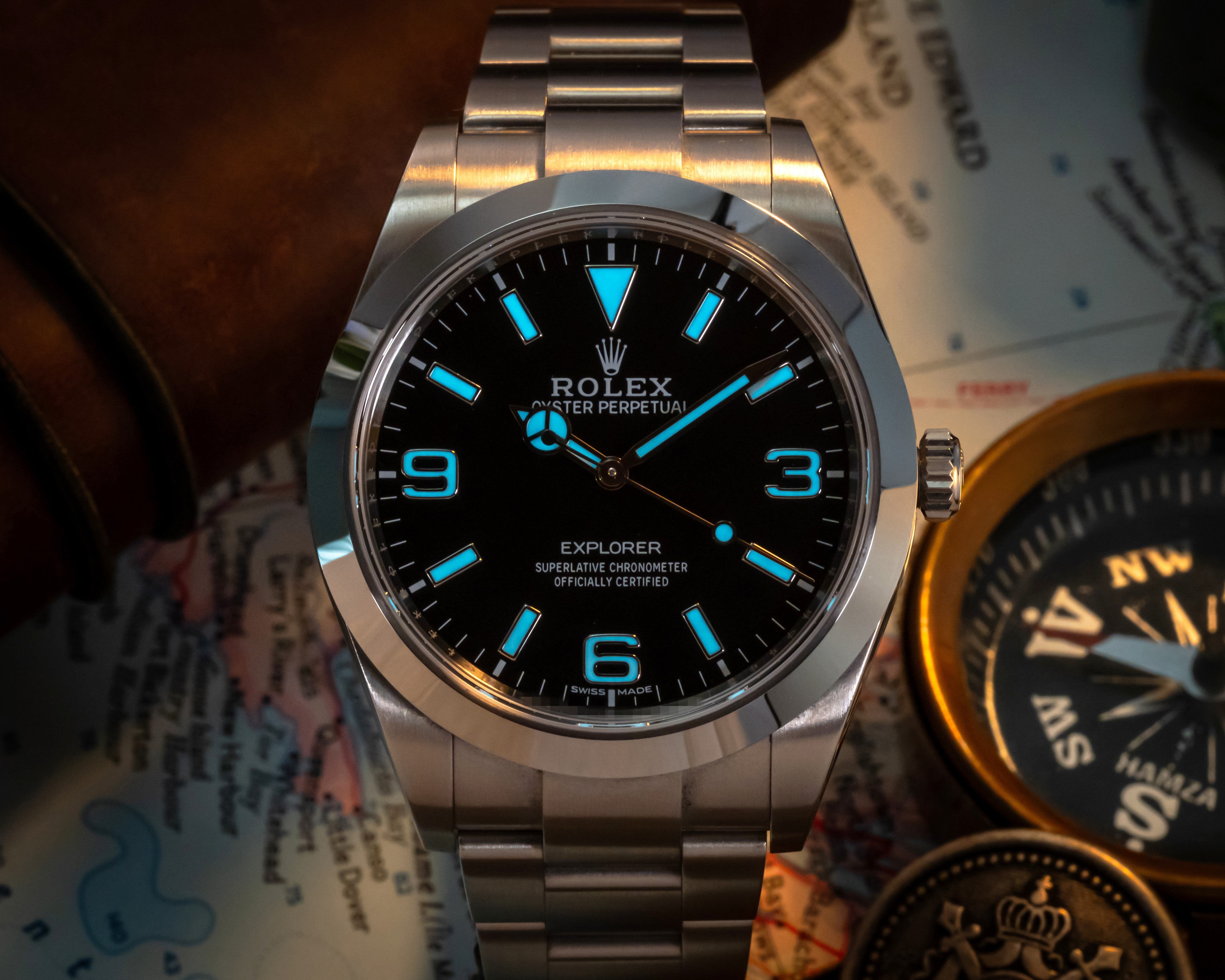 ROLEX EXPLORER I MK2 DIAL 39MM OYSTERSTEEL 214270