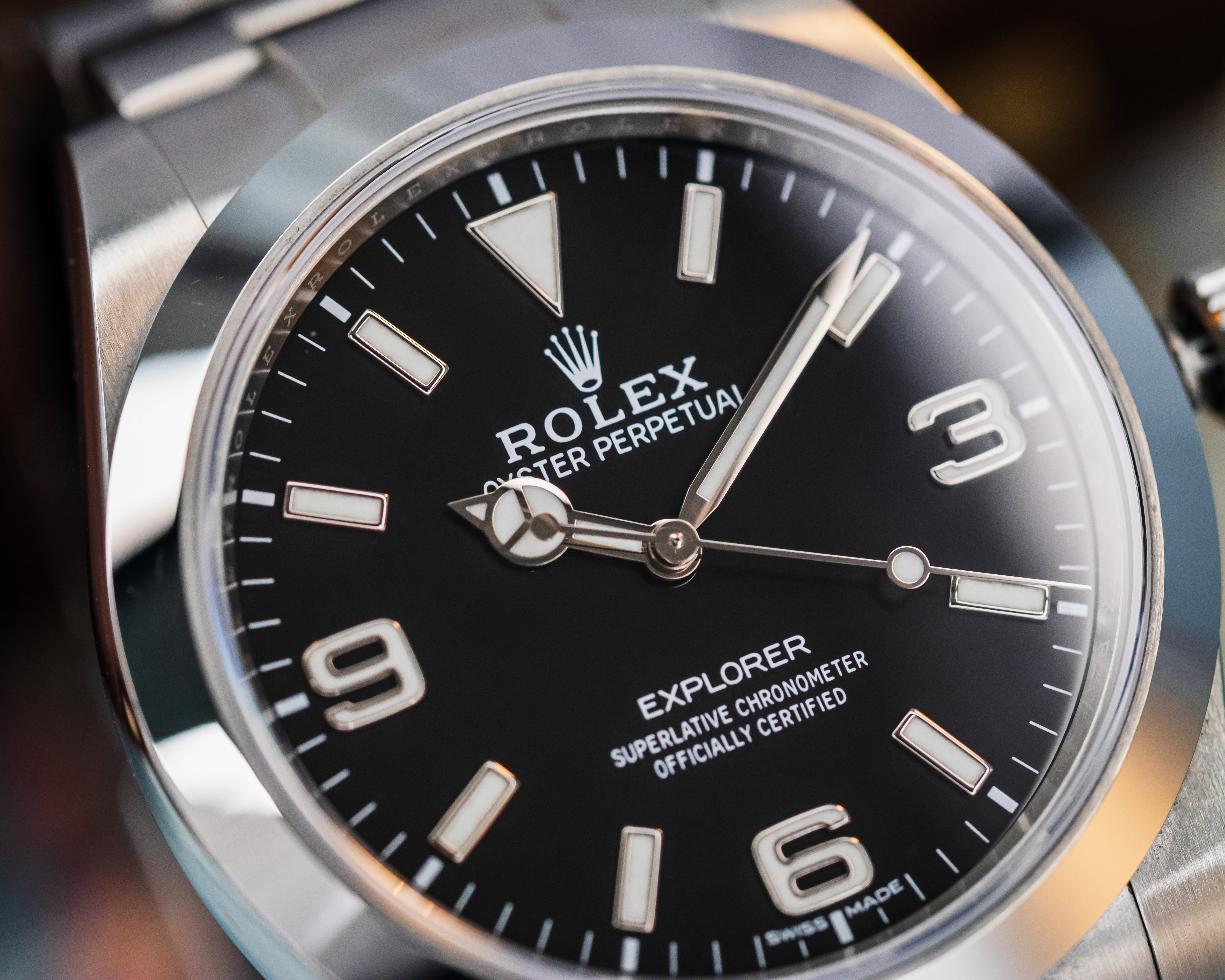 ROLEX EXPLORER I MK2 DIAL 39MM OYSTERSTEEL 214270