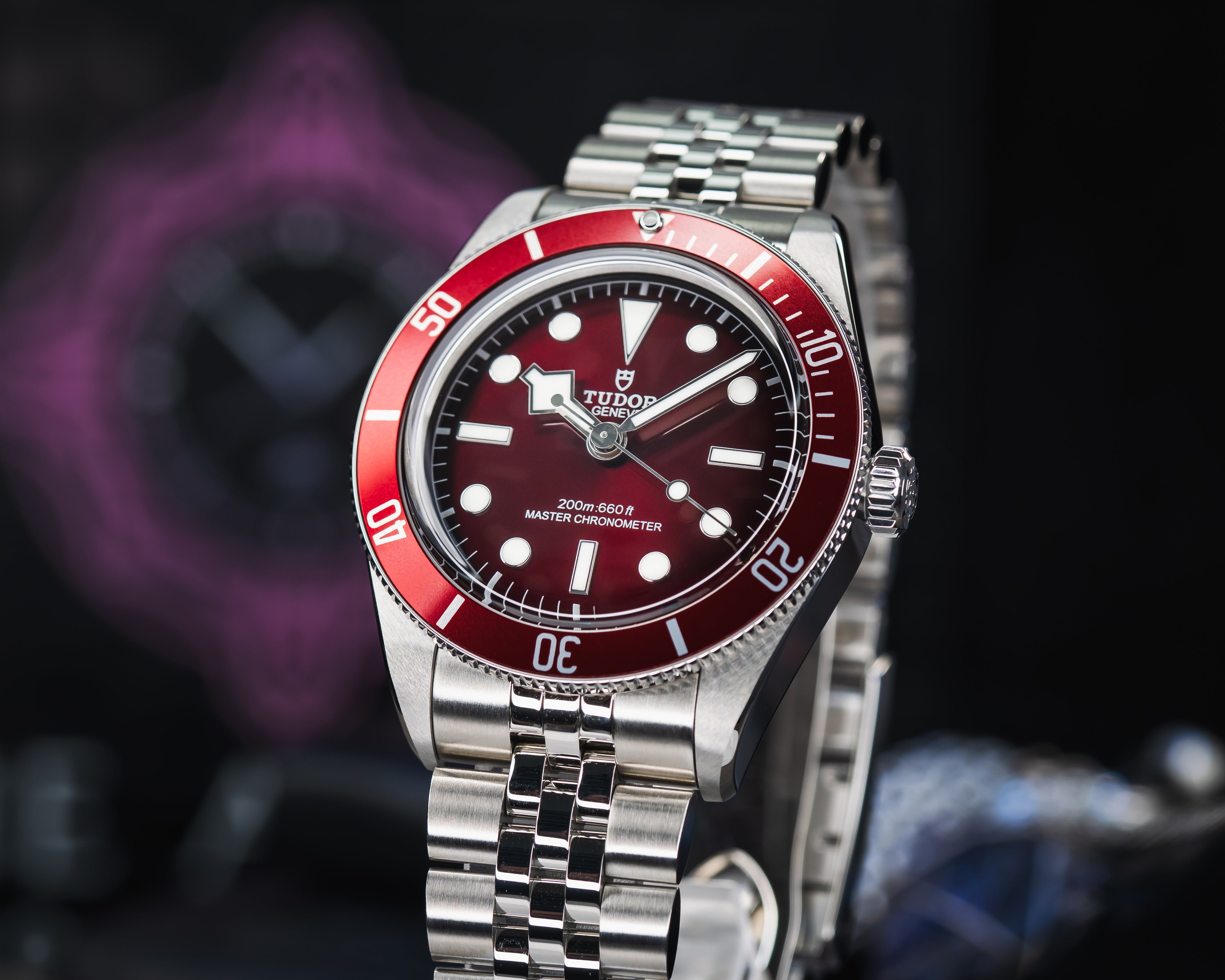 UNWORN TUDOR BLACK BAY 58 BURGUNDY 39MM M7939A1A0RU-0001