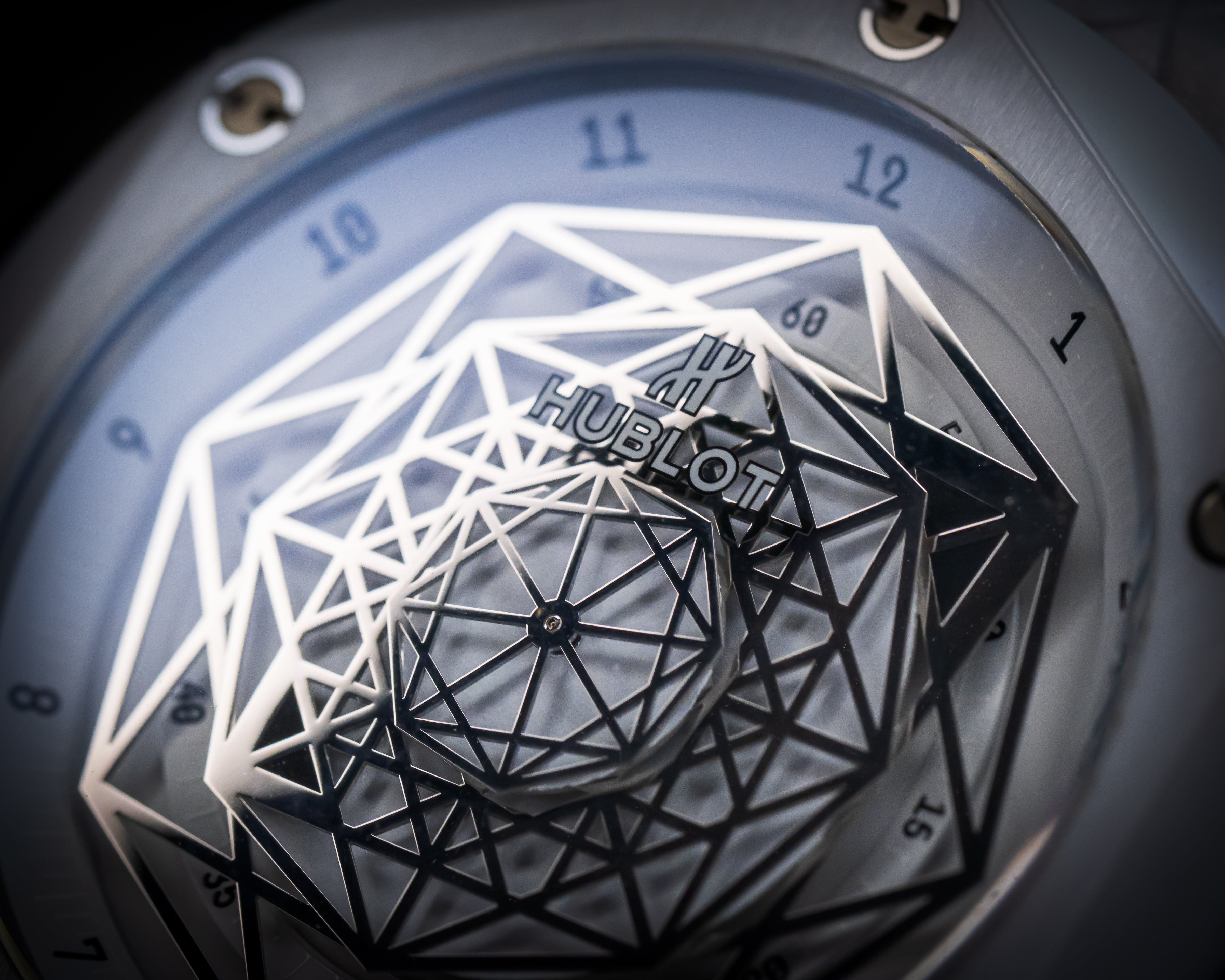 HUBLOT BIG BANG UNICO SANG BLEU WHITE CERAMIC 415.HX.2027.VR.MXM19