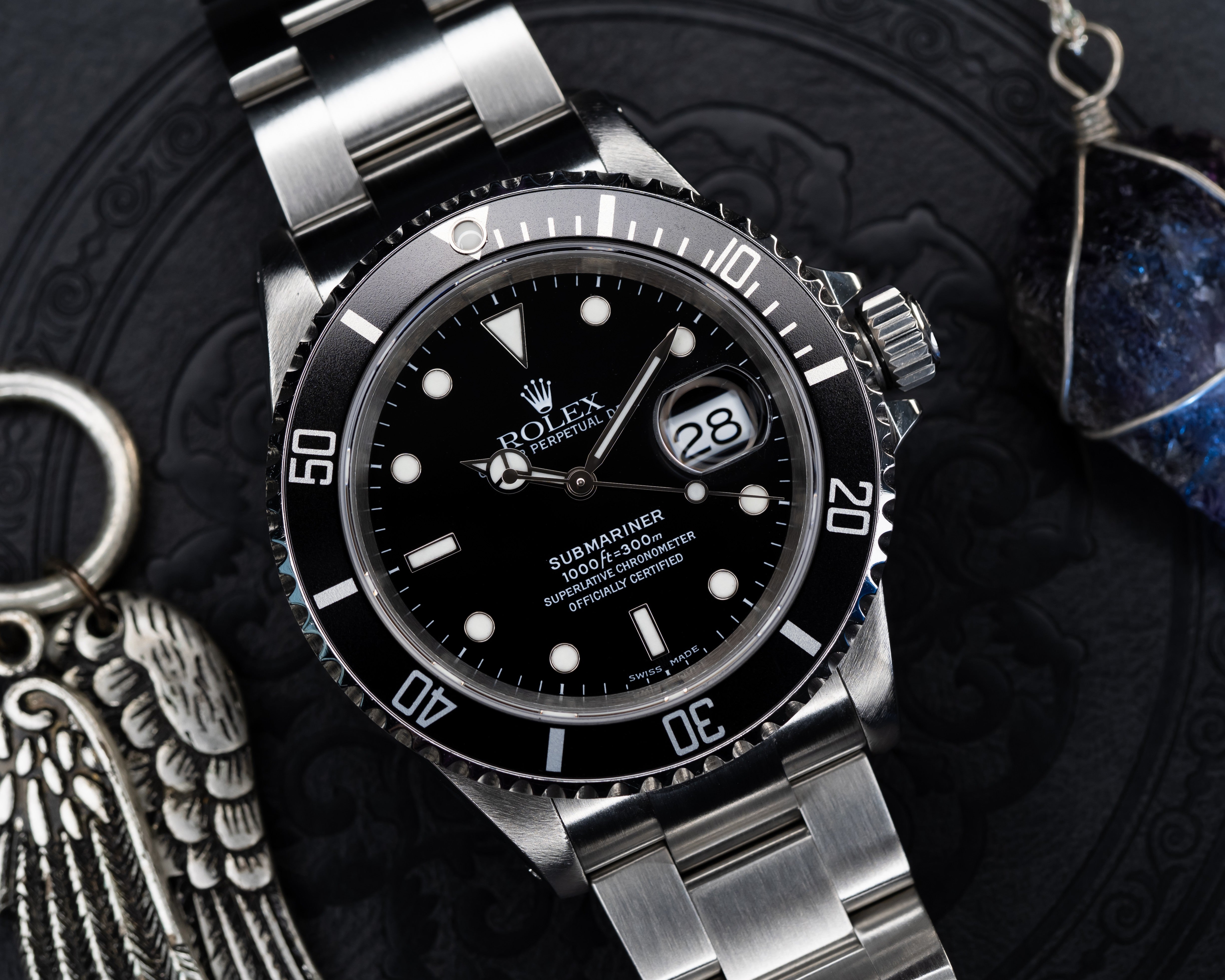 Rolex Submariner Date "Holed Case" Rolex Certified Pre-Owned 16610