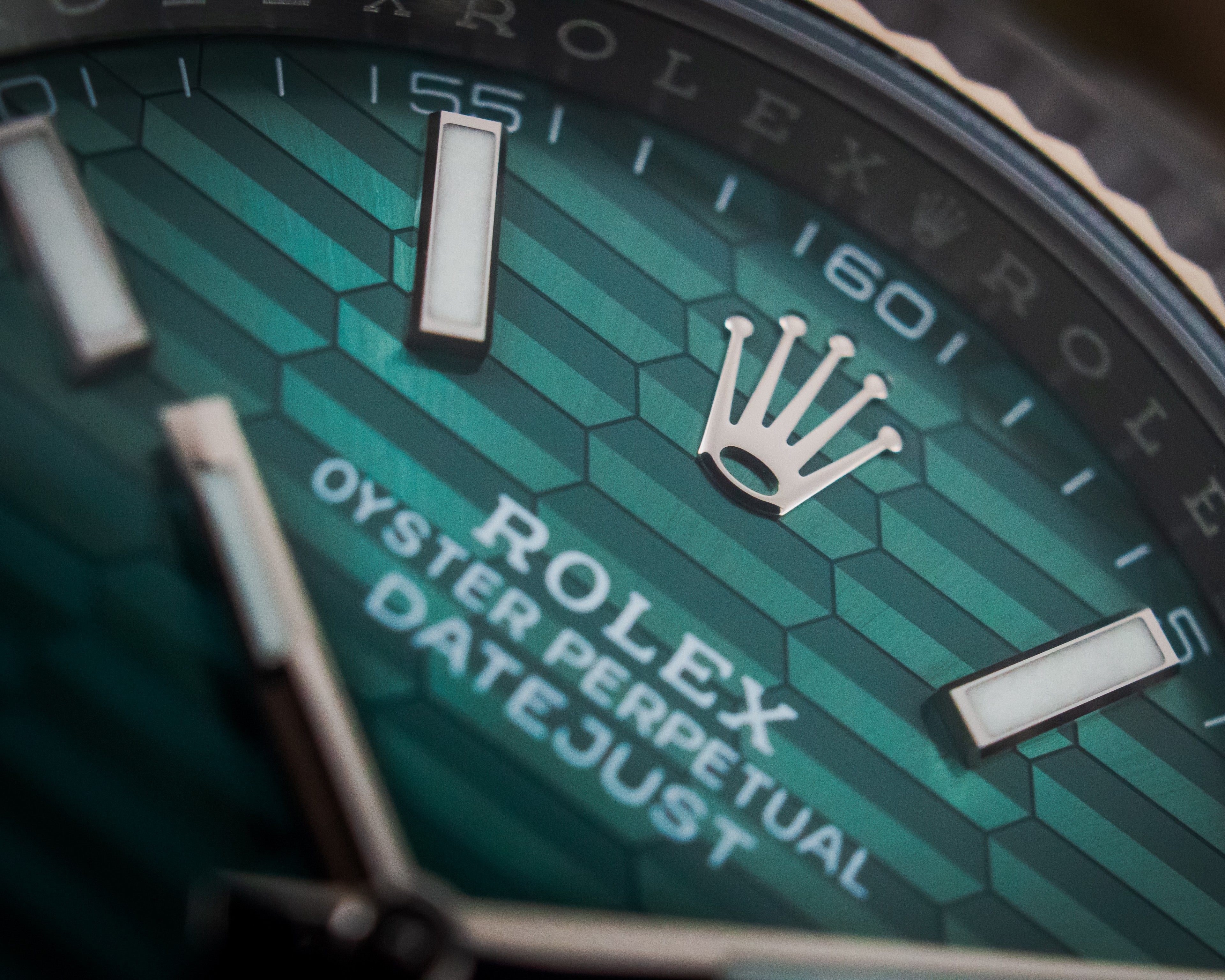 Rolex Datejust 41 Mint Green Motif Dial 126334