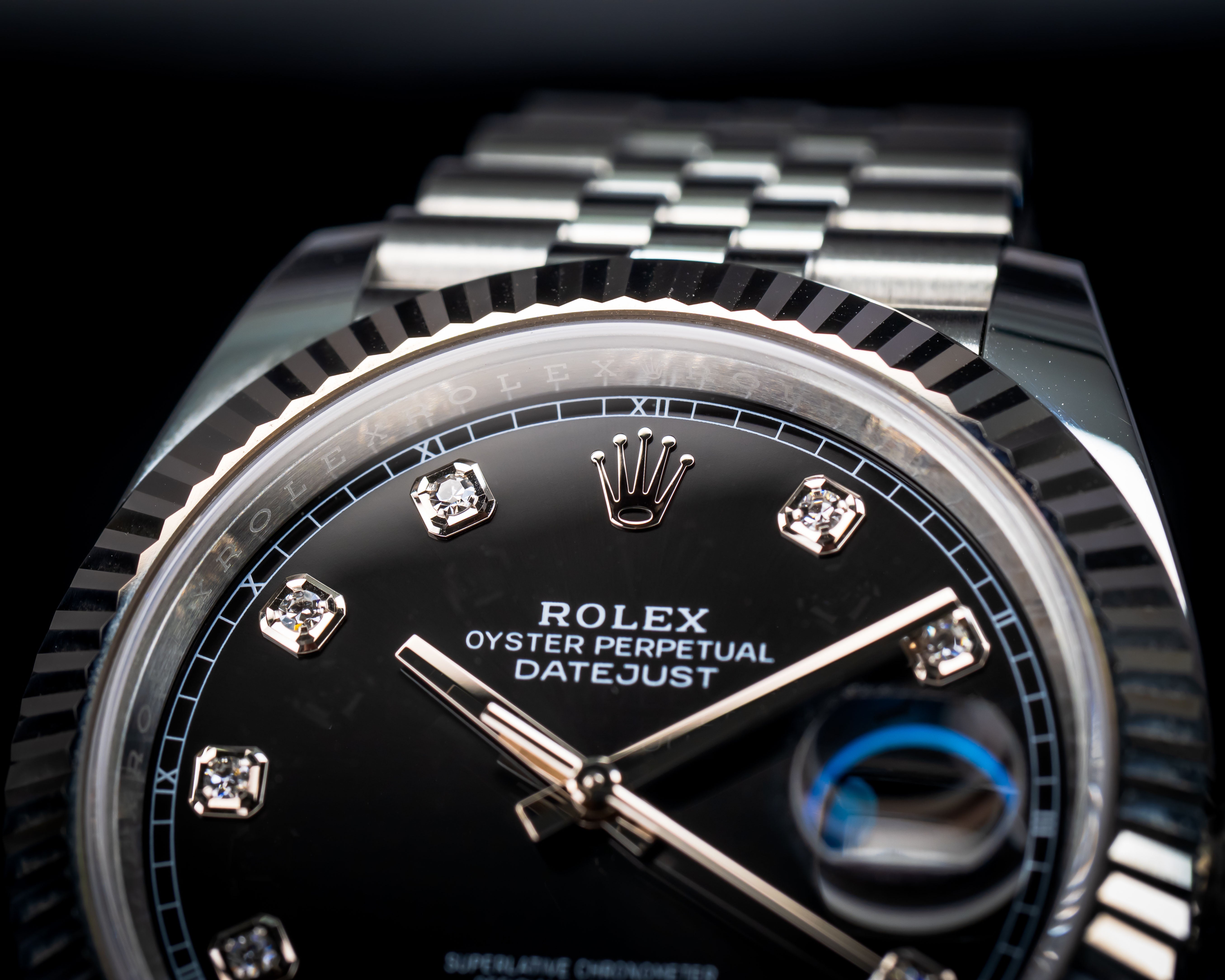 Rolex Datejust 41 Black Diamond Dial 126334