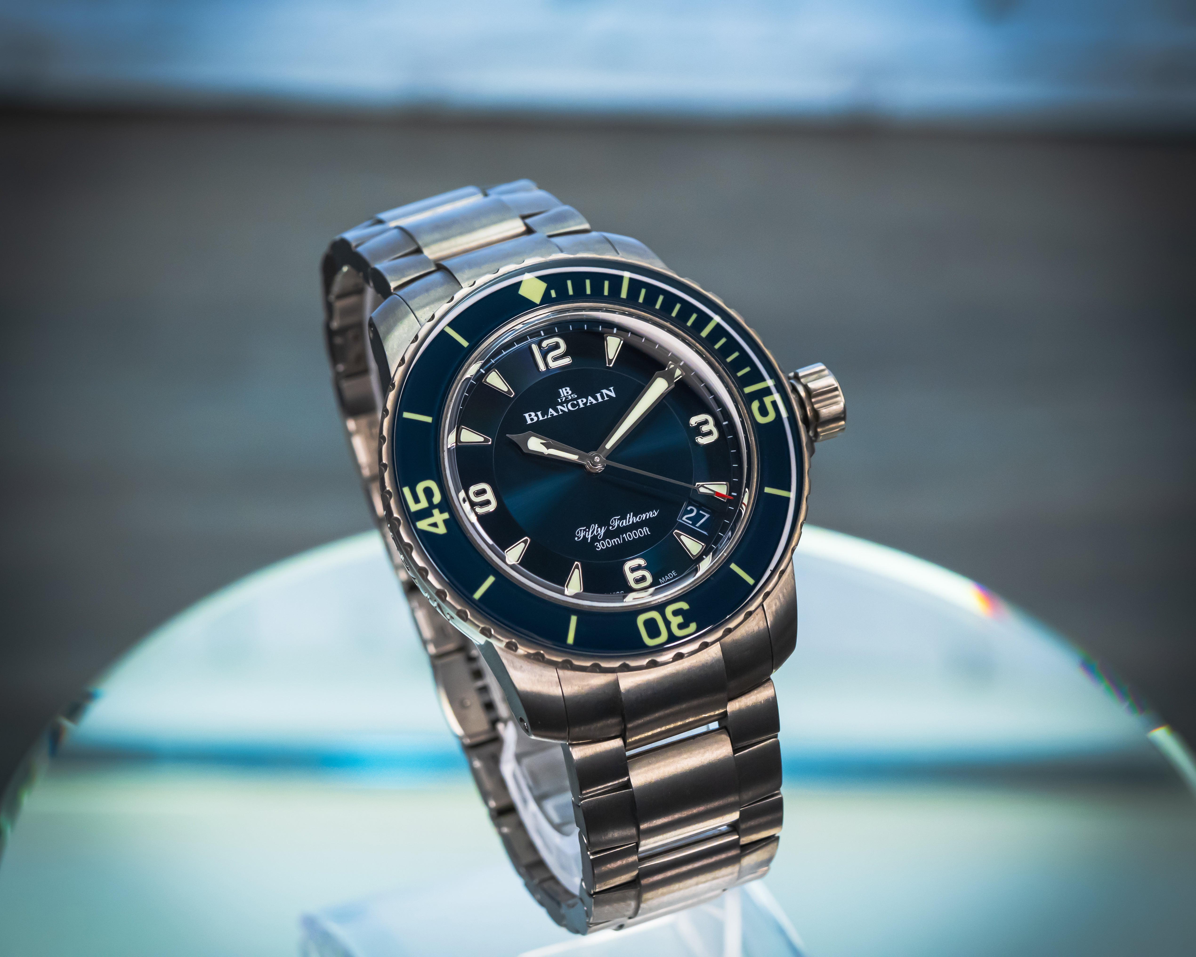 BLANCPAIN FIFTY FATHOMS AUTOMATIQUE TITANIUM 5015-12B40-98B