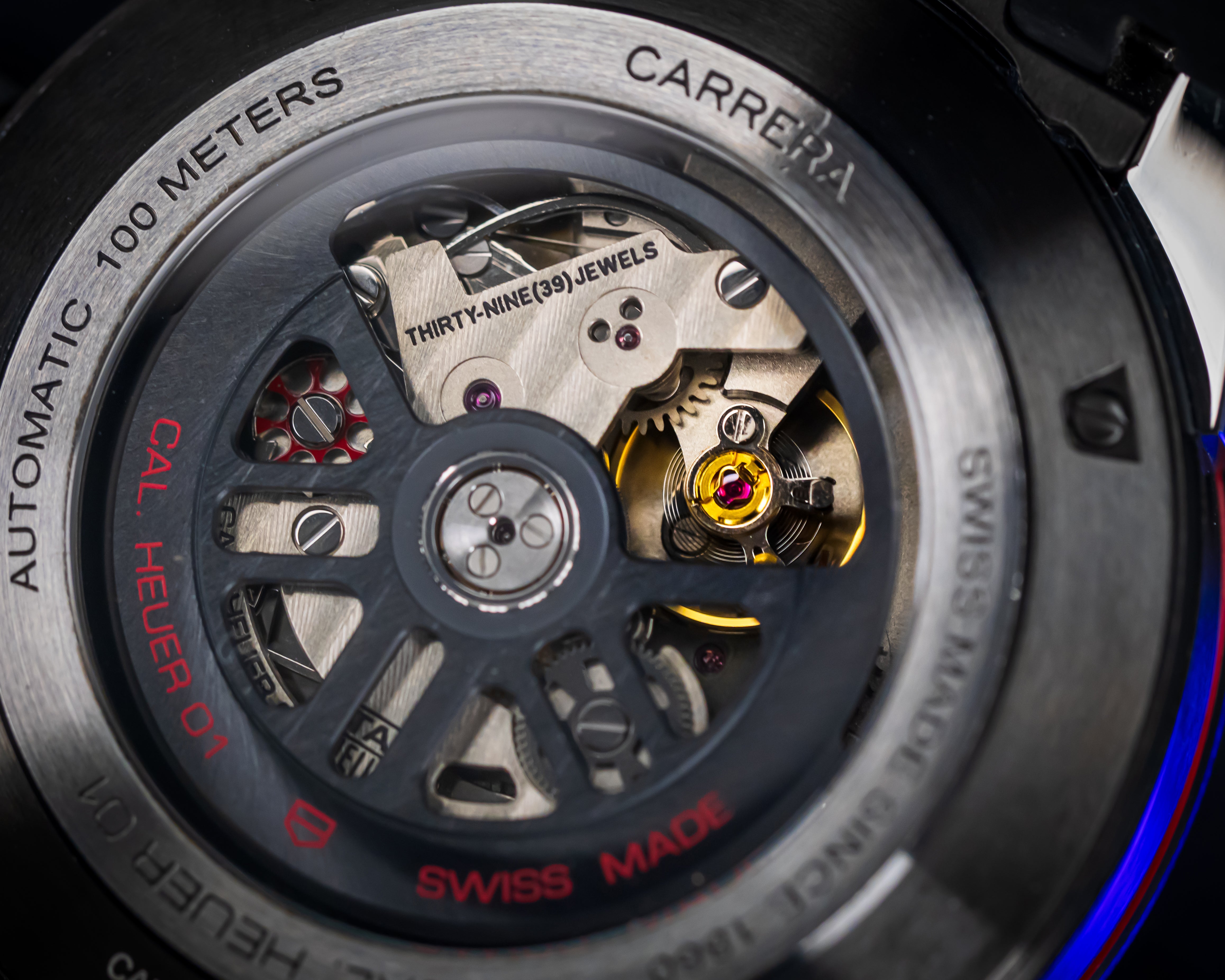 TAG HEUER CARRERA CALIBRE 01 SKELETON CHRONOGRAPH CAR2A1Z.FT6044
