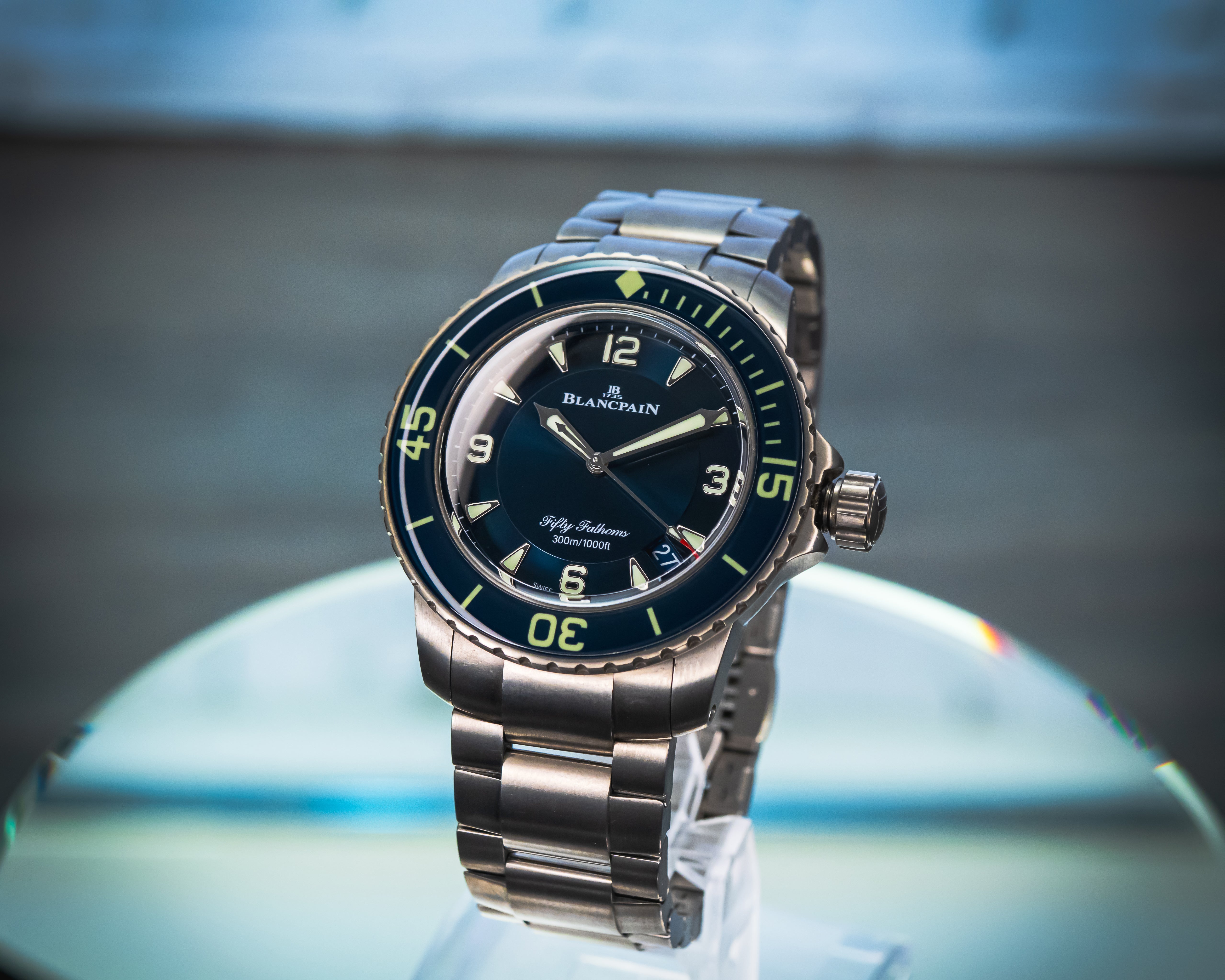 BLANCPAIN FIFTY FATHOMS AUTOMATIQUE TITANIUM 5015-12B40-98B