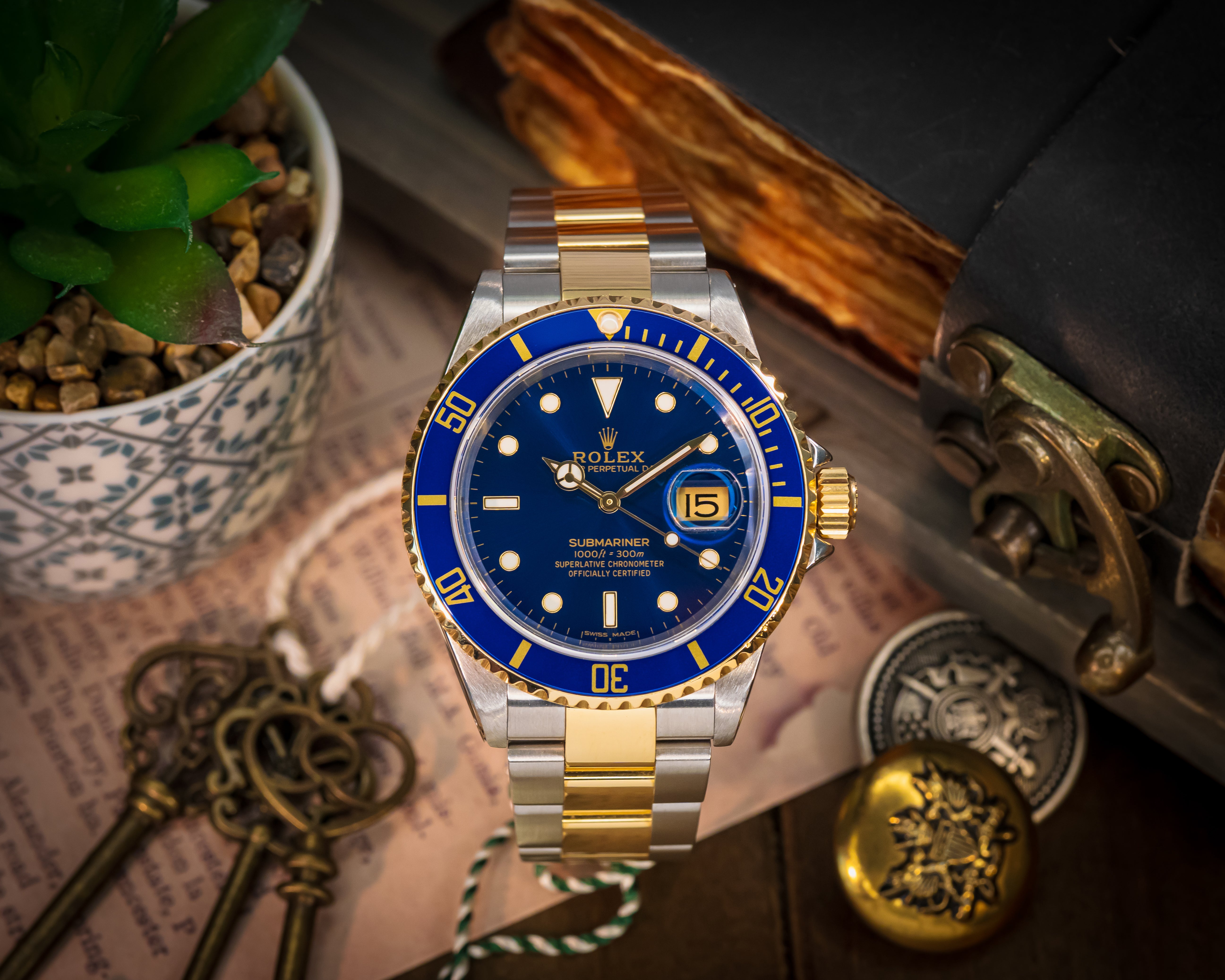 Rolex Submariner 2-Tone “Bluesy” 16613