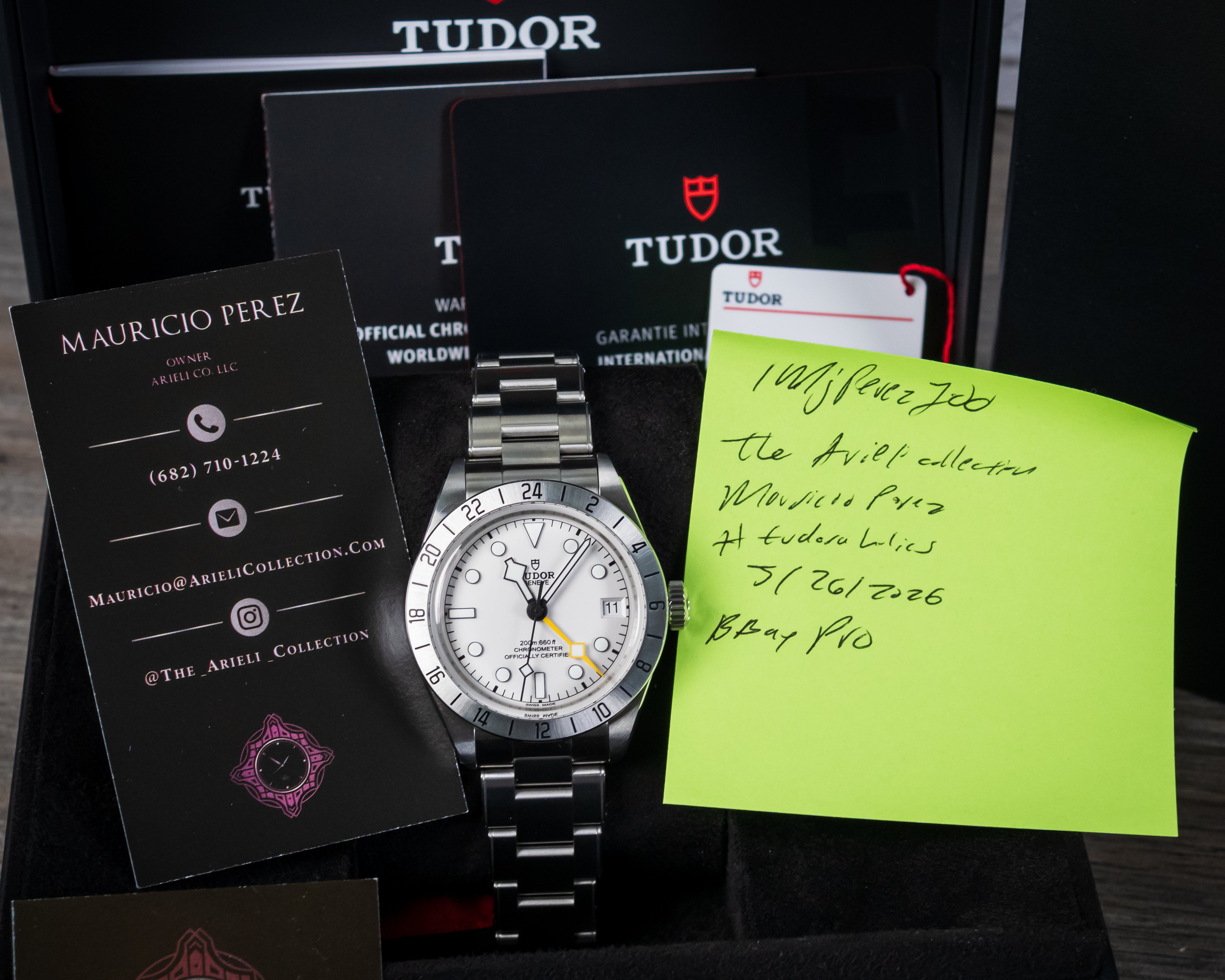 UNWORN TUDOR BLACK BAY PRO GMT WHITE DIAL 39MM M79470-0004
